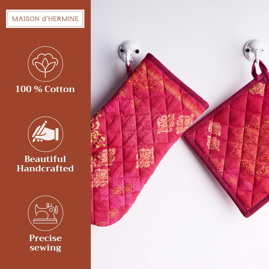 Versailles Oven Mitts + Pot Holders