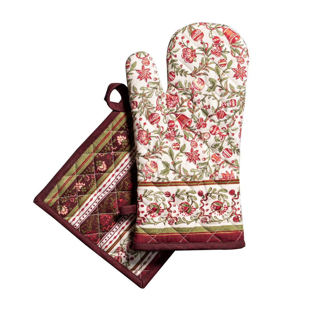 Reveillon Au Jardin Oven Mitts + Pot Holders