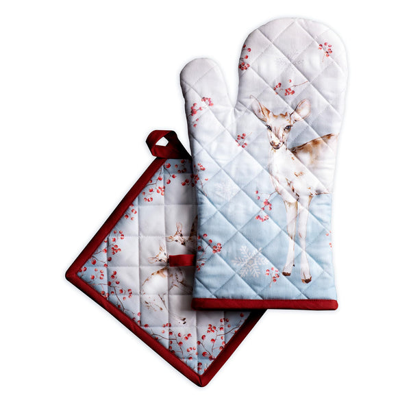 Fairy Tale Forest Oven Mitts + Pot Holders