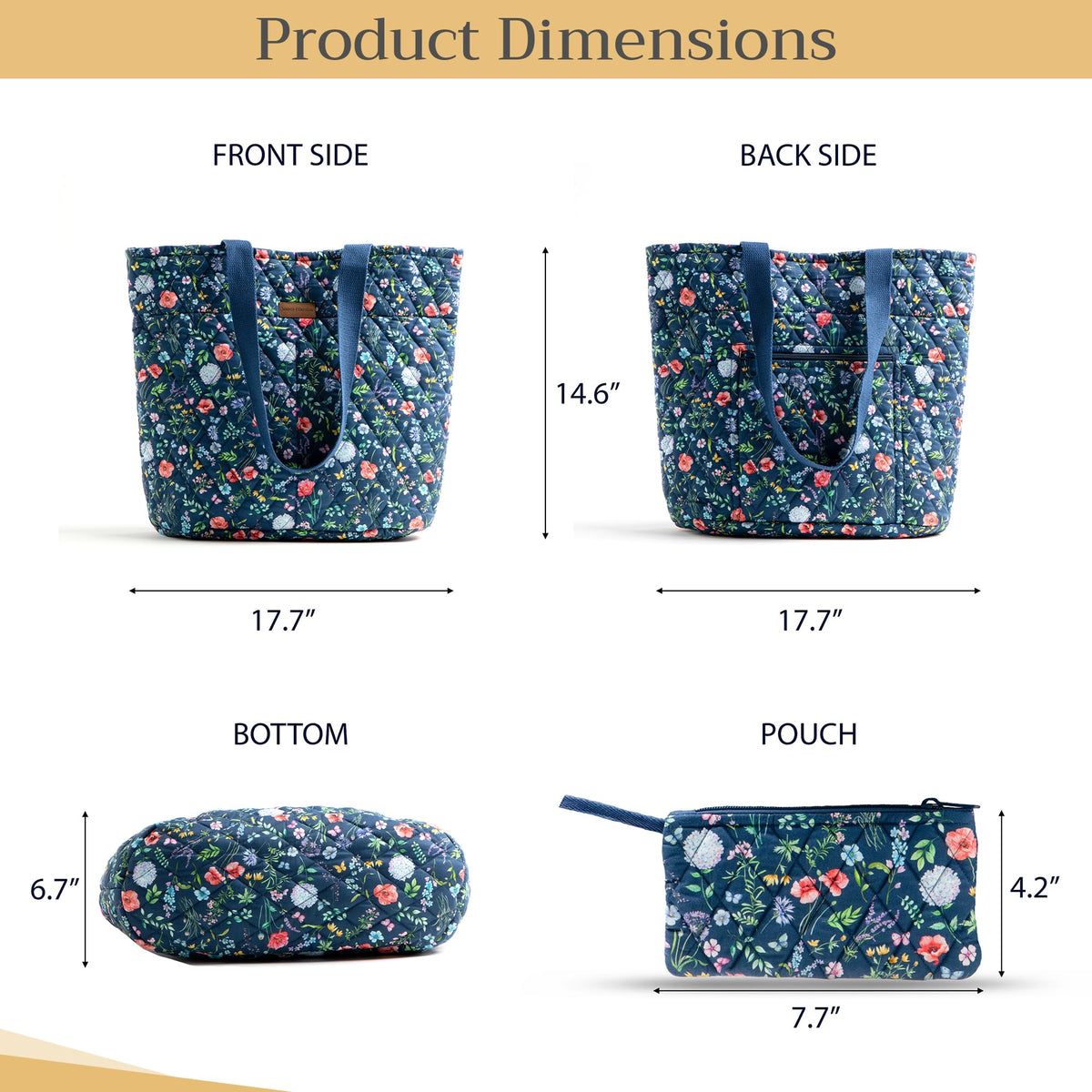 Just Floral Shopping Bags