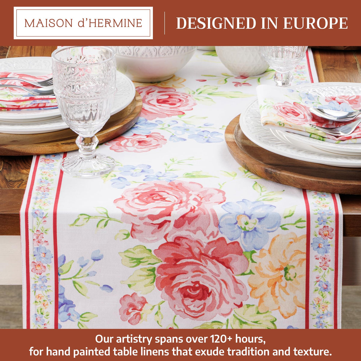 Vintage Floral Table Runners