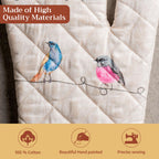 Birdies on Wire Oven Mitts
