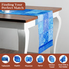 Indigo Love Table Runners
