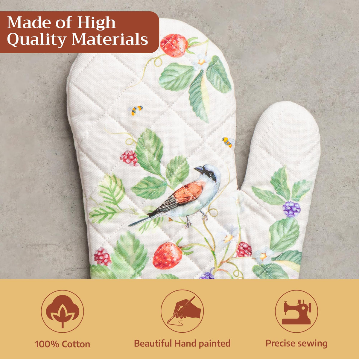 Strawberry days Oven Mitts
