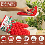 Noel Oven Mitts + Pot Holders