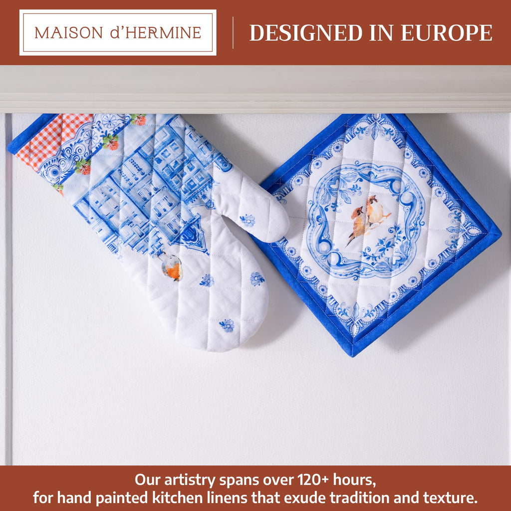 Amsterdam Canals Oven Mitts + Pot Holders
