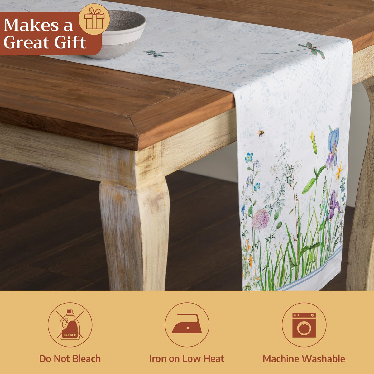 Fleurs De Mai Table Runners