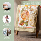 Pumpkin Passion Throw Blankets
