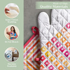 Summer Maze Oven Mitts + Pot Holders