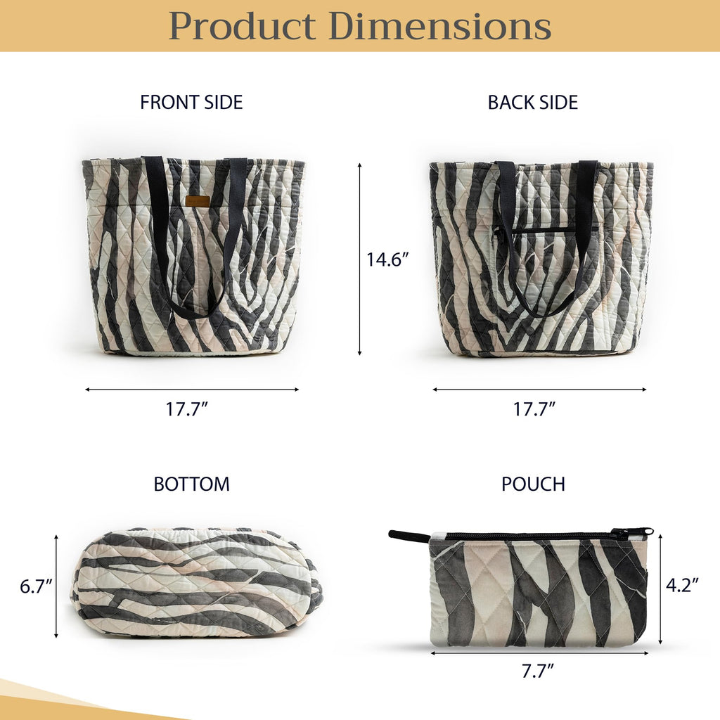 Zebra Shopping Bags