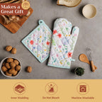 Just Floral Oven Mitts