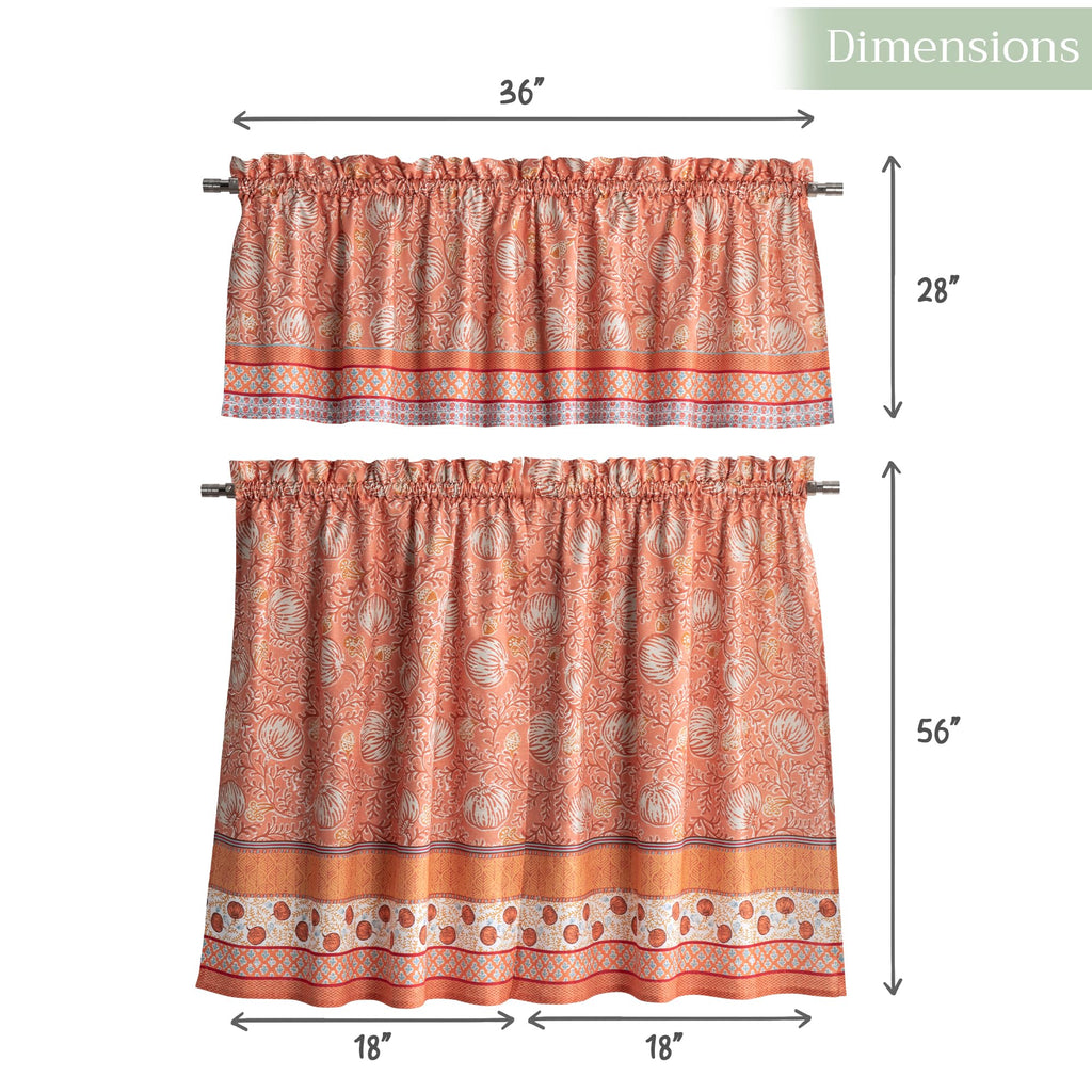 Harvest Festival Kitchen Curtains