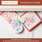 Vintage Floral Oven Mitts + Pot Holders
