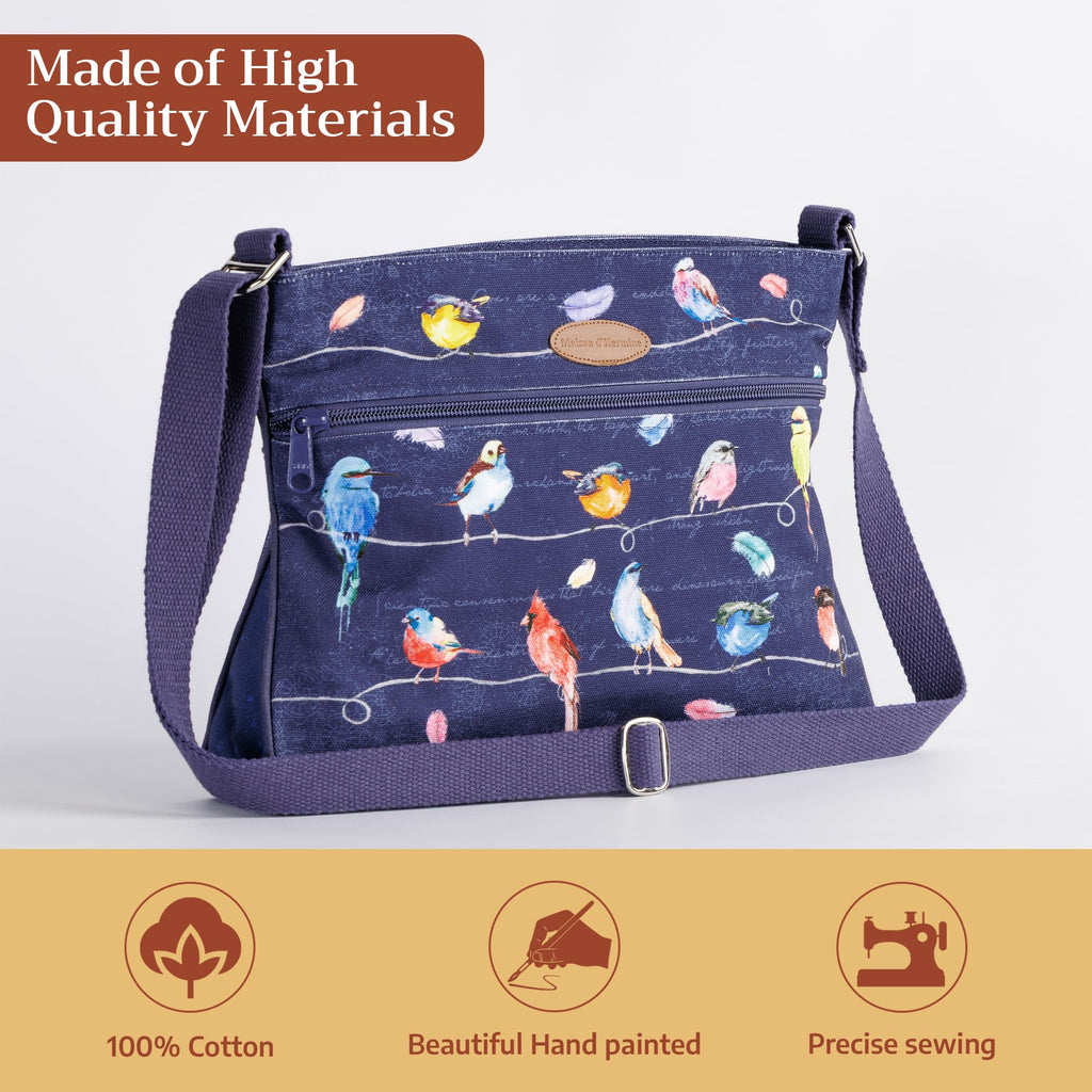 Birdies on Wire Cross Body Bags