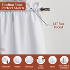 Ice Florals Kitchen Curtains