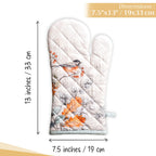 Whitish Shabby Chique Oven Mitts