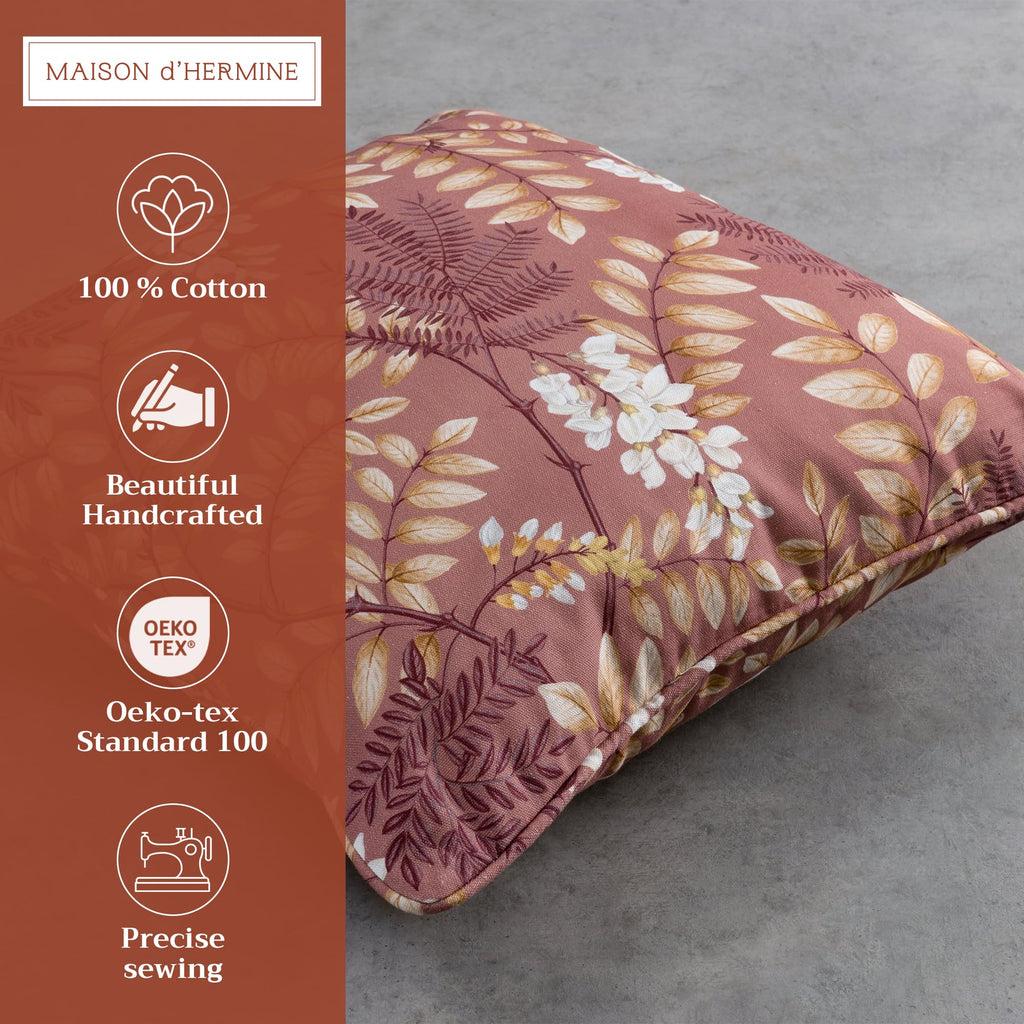 Feuillage Throw Pillow Covers