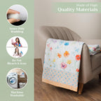 Summer Whisper Throw Blankets
