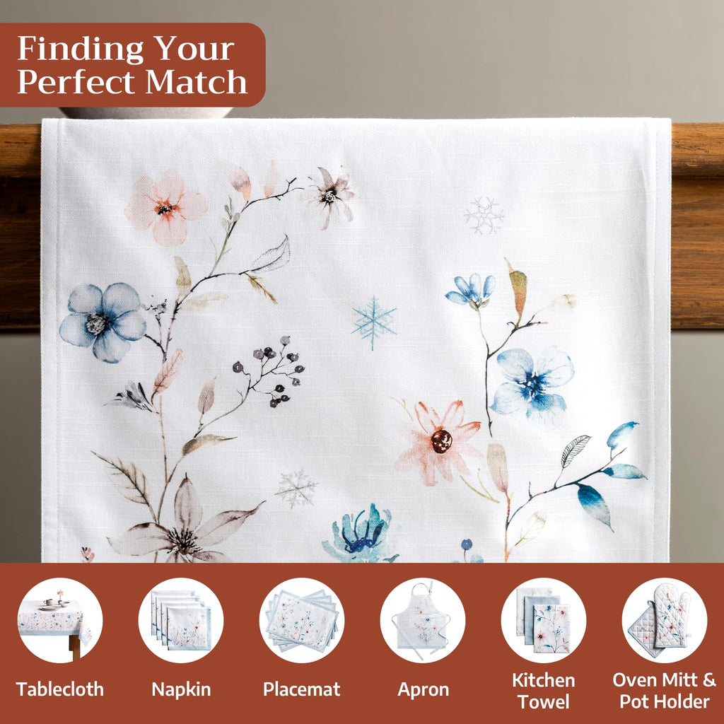 Ice Florals Table Runners