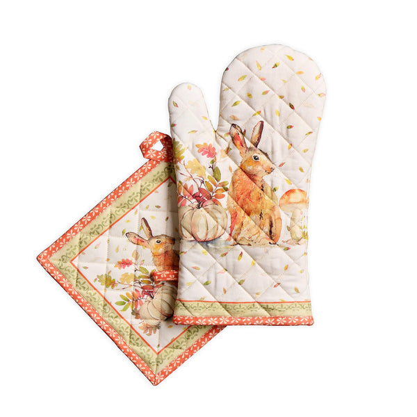 Pumpkin Passion Oven Mitts + Pot Holders