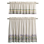 Fanny Lavender Kitchen Curtains