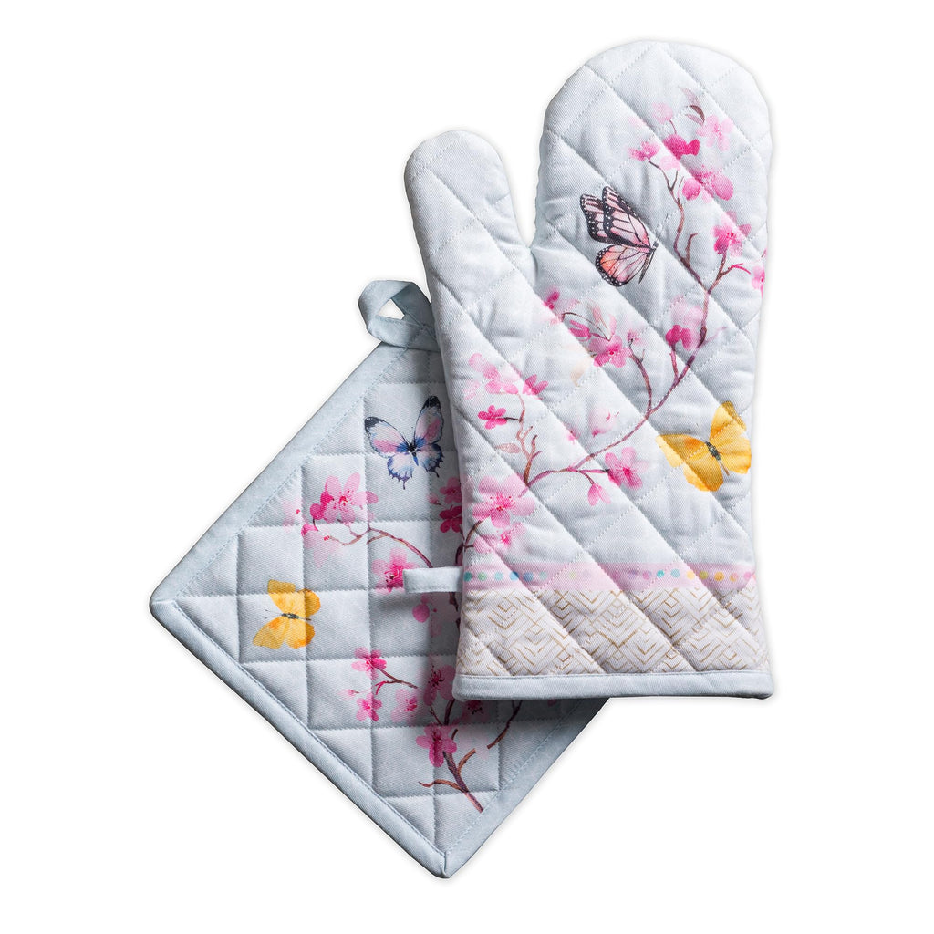 Blossoms in Spring Oven Mitts + Pot Holders