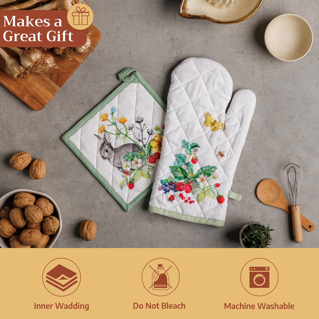 Printemps Oven Mitts + Pot Holders