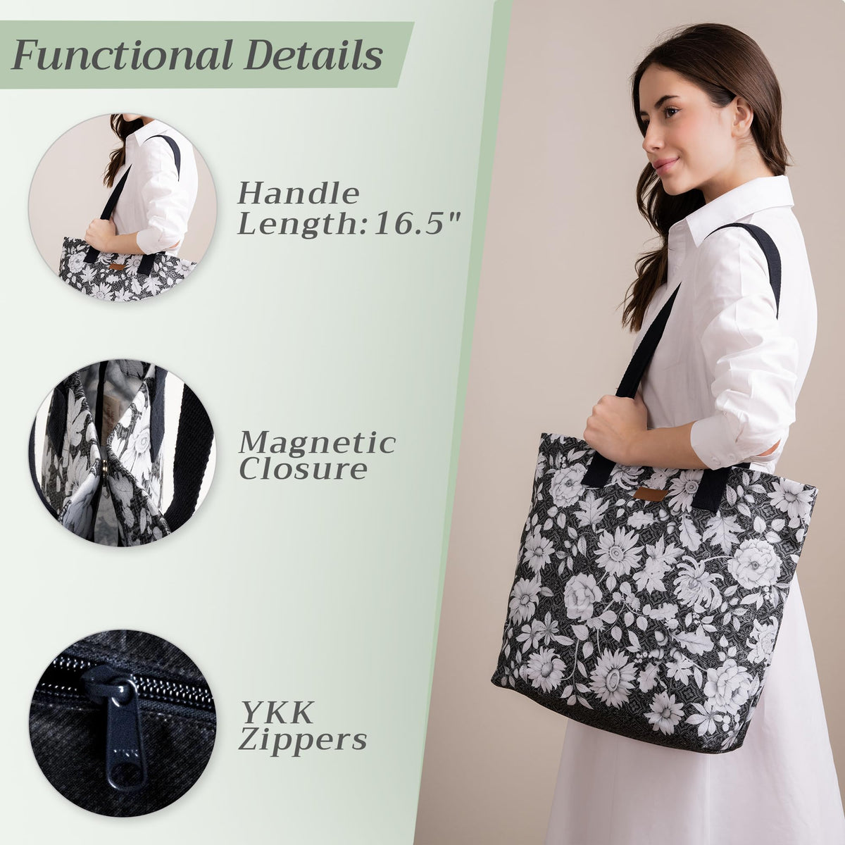 Pretty Autumn Canvas Tote Bags