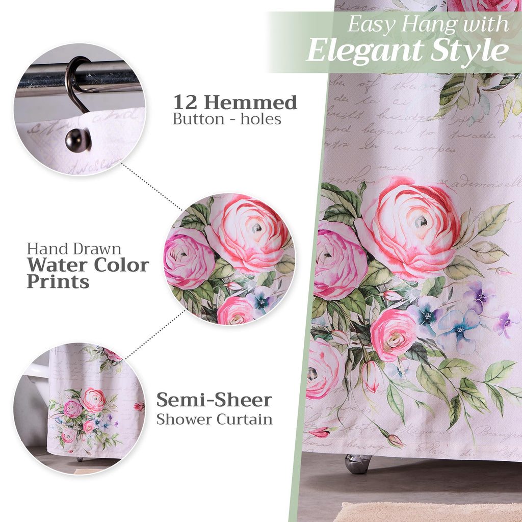 Champ De Mars Shower Curtains