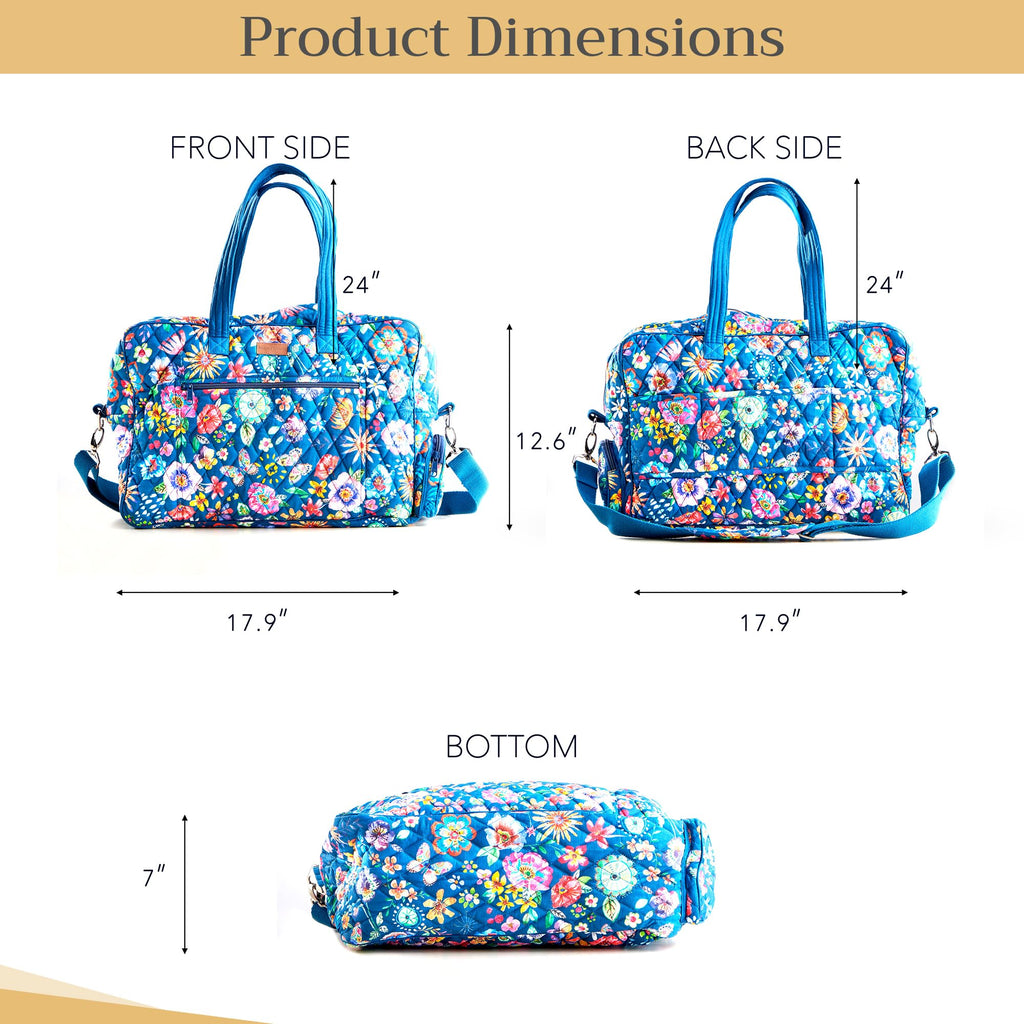 Happy Florals Weekend Bags