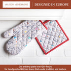 Fairy Christmas Oven Mitts + Pot Holders