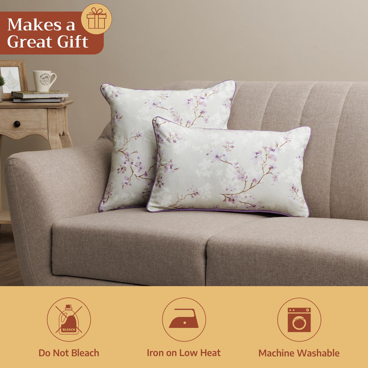 Blossoms In Spring Throw Pillow Covers