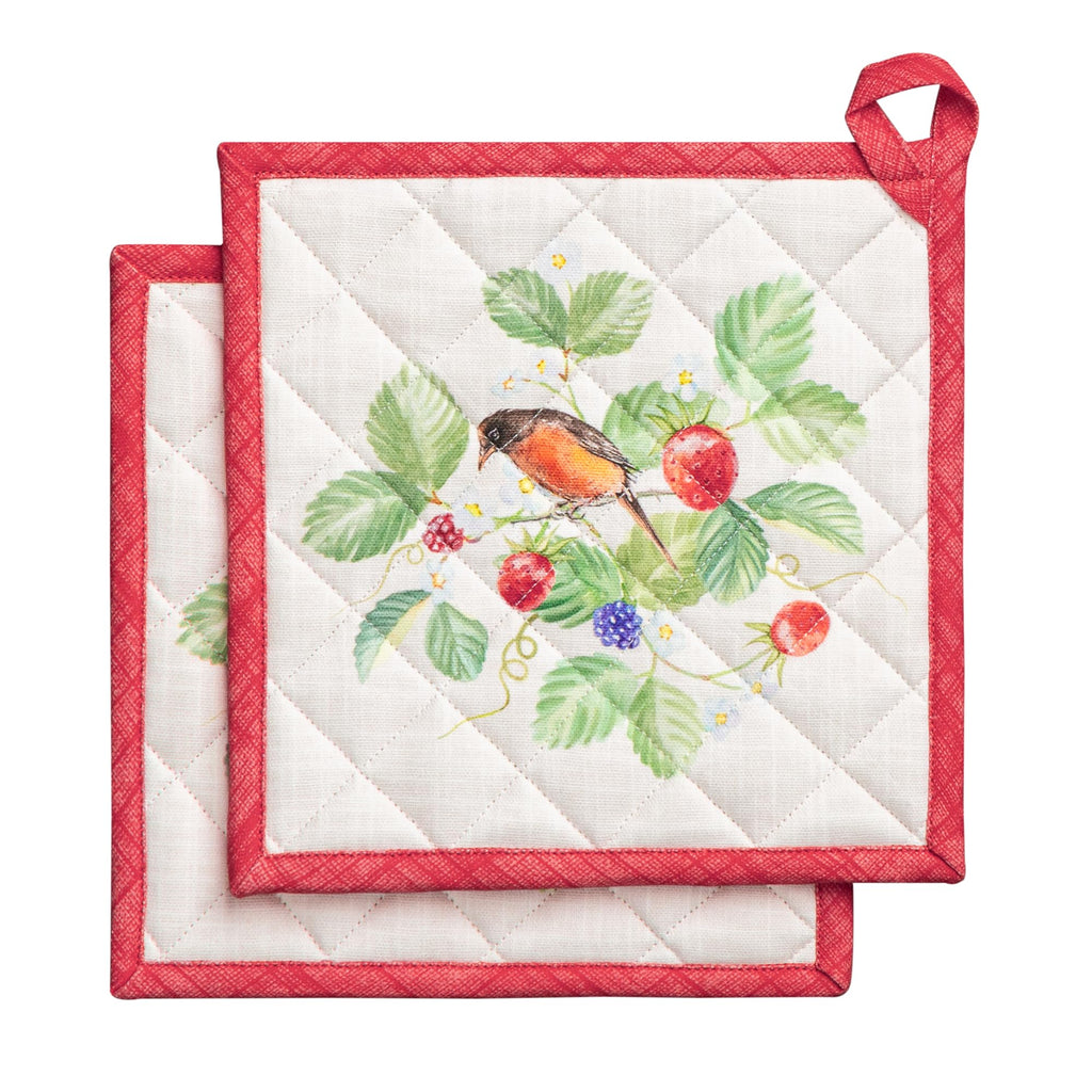 Strawberry days Pot Holders