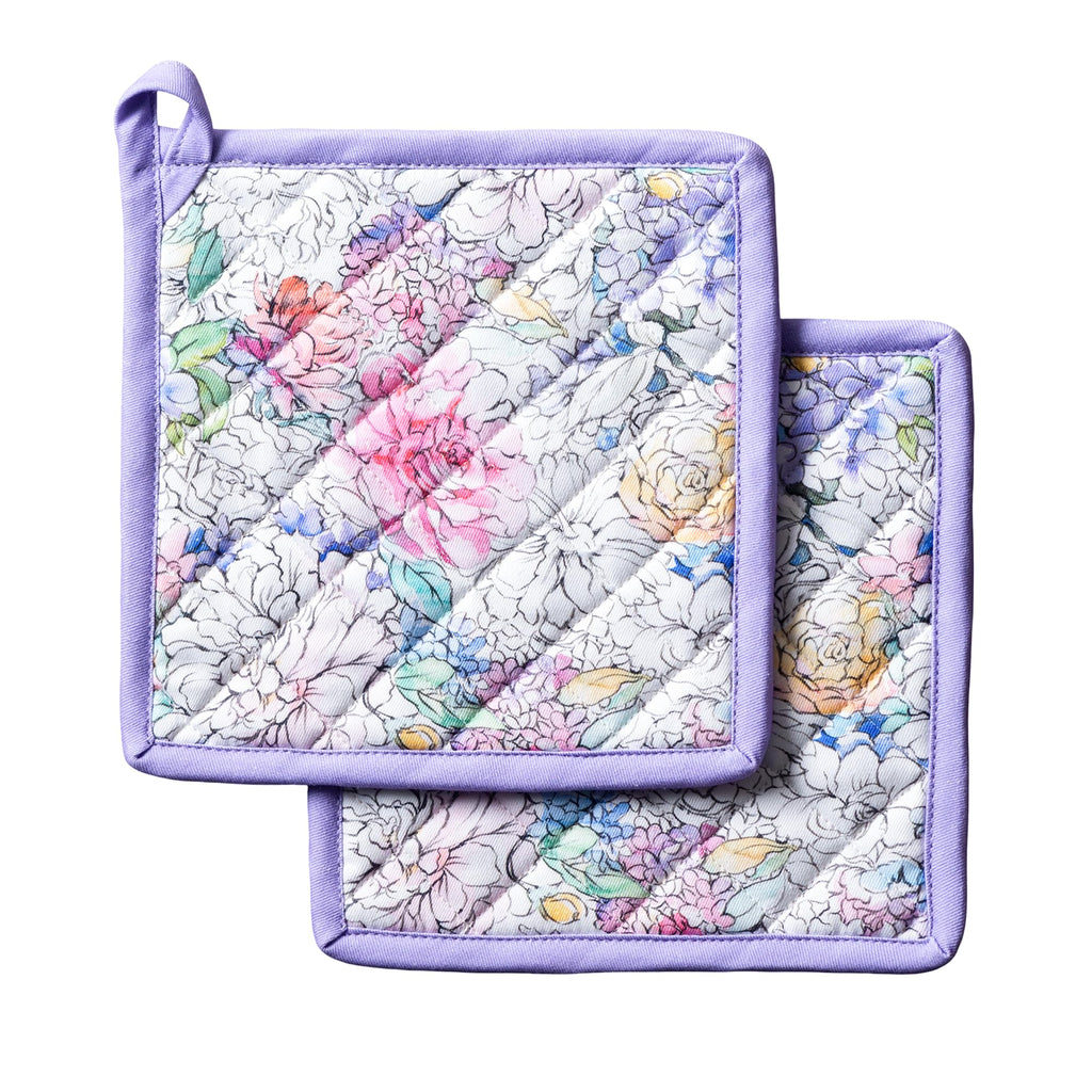Floral Love Pot Holders