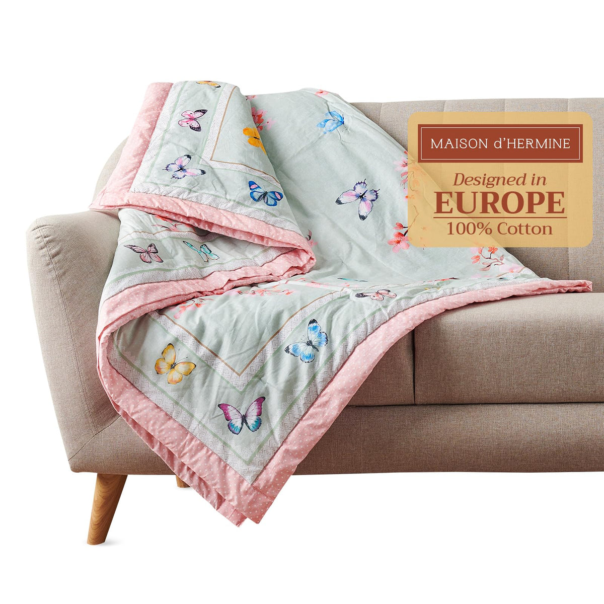 Blossoms in Spring Throw Blankets