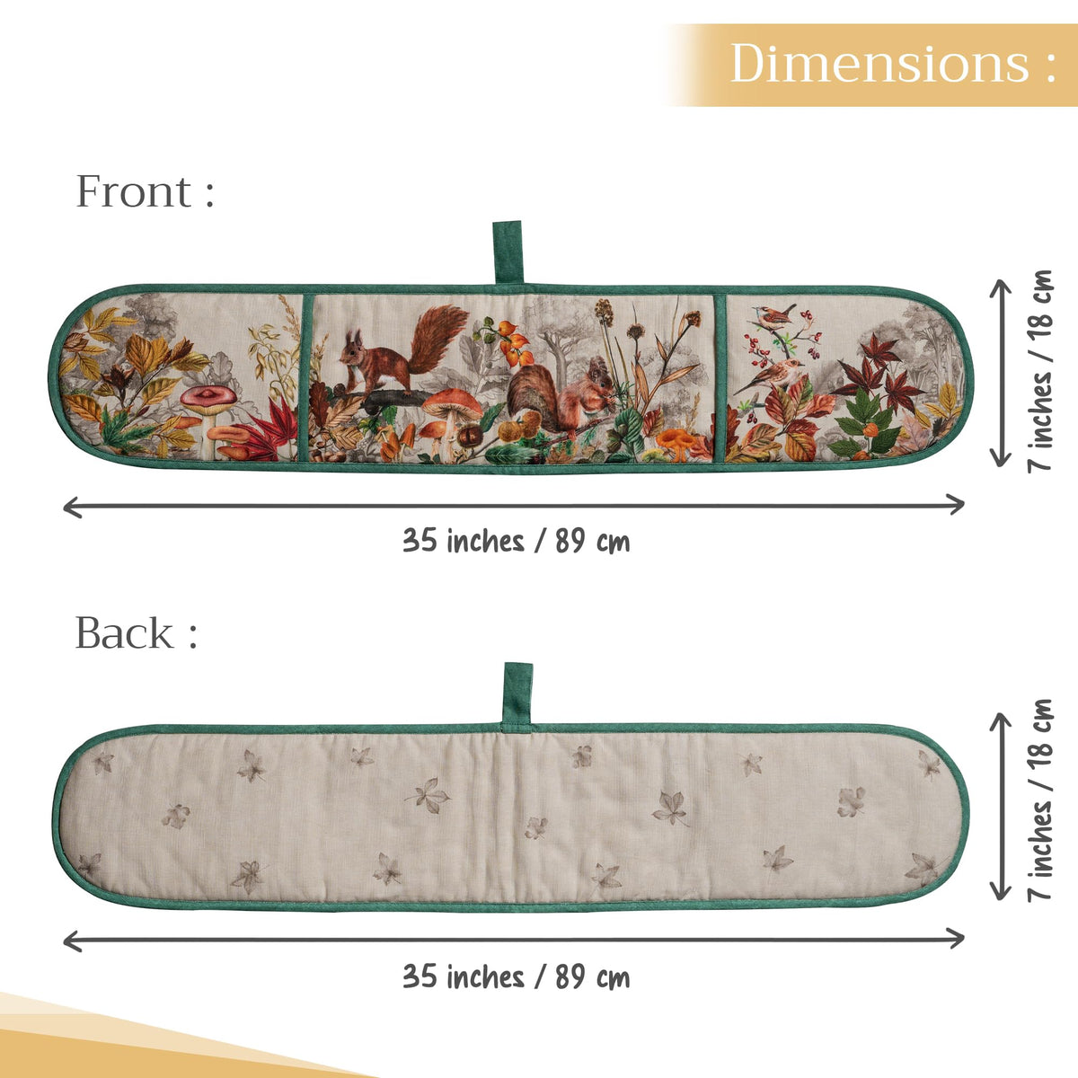 Recolte Double Oven Mitts