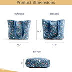 Just Floral Canvas Tote Bags