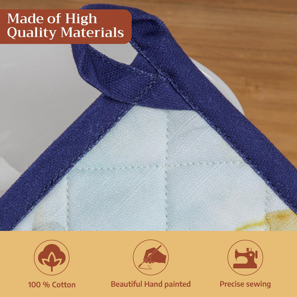 Lazy Summer Days Oven Mitts + Pot Holders