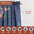 Christmas Joy Kitchen Curtains