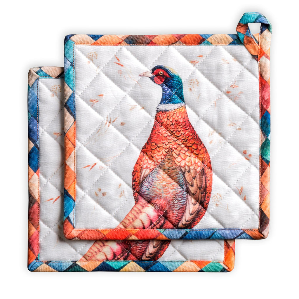 Faisan D'Automne Pot Holders
