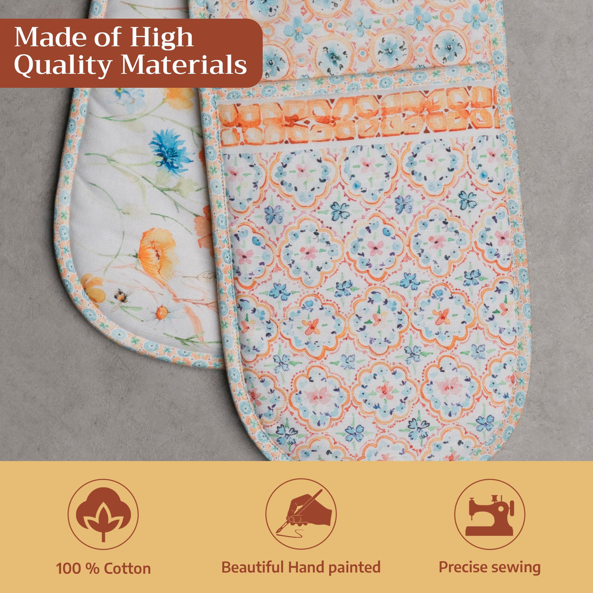 Summer Whisper Double Oven Mitts