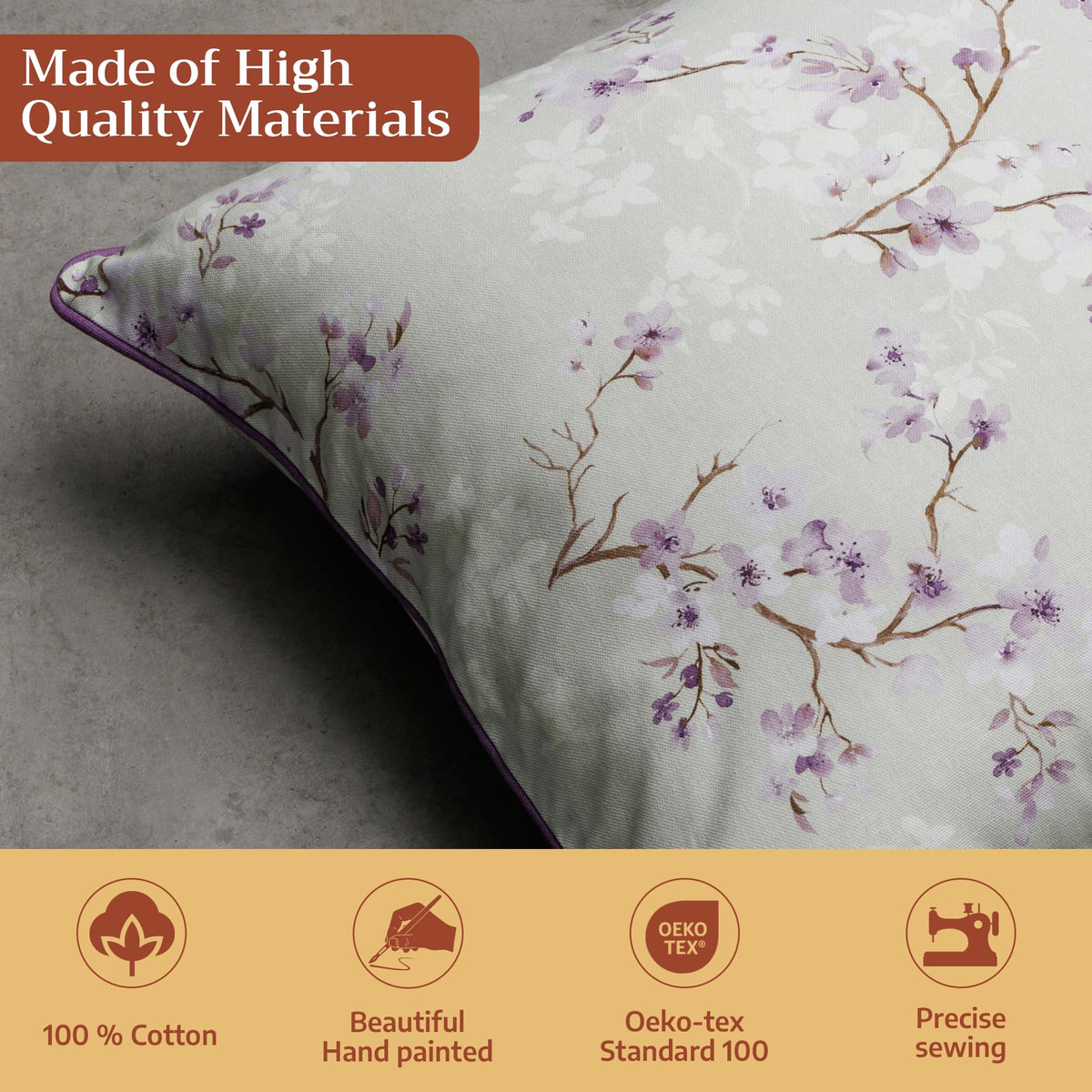 Blossoms In Spring Throw Pillow Covers
