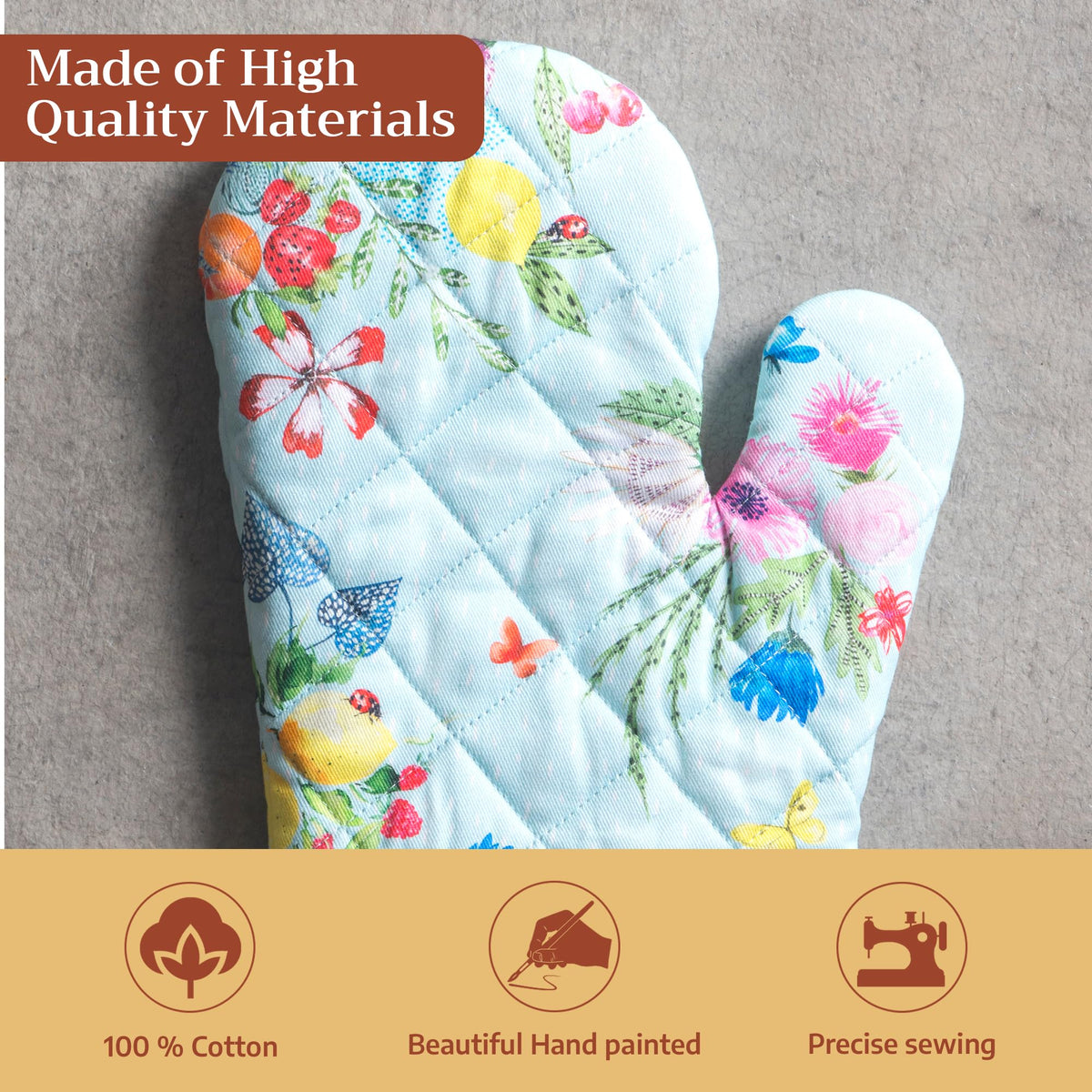 Jardin D'Ete Oven Mitts