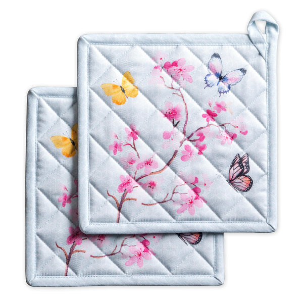 Blossoms in Spring Pot Holders