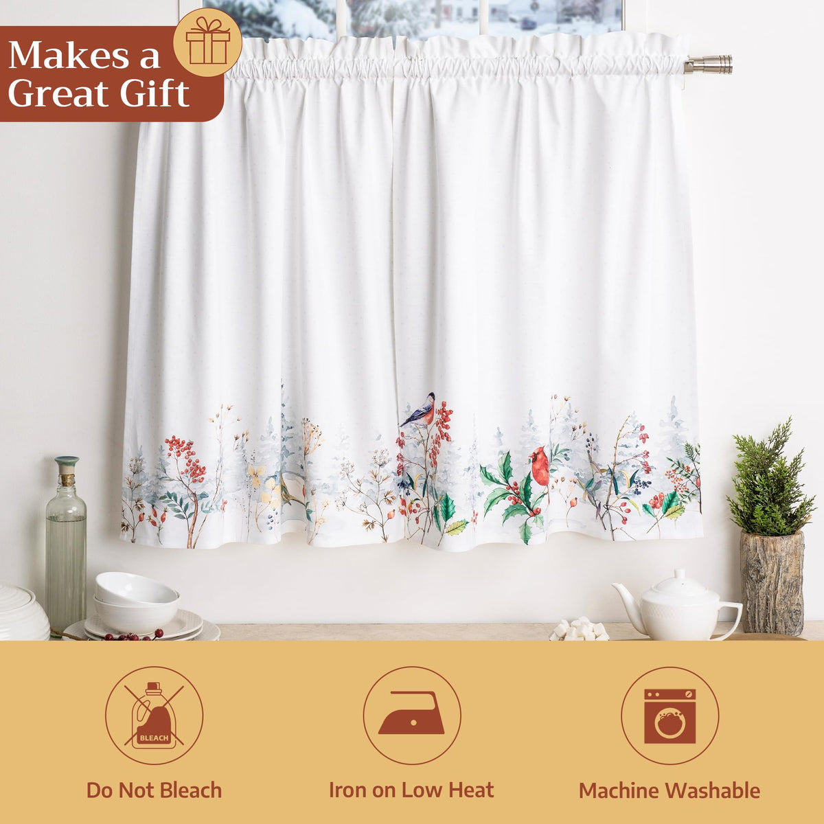 Morzine Kitchen Curtains
