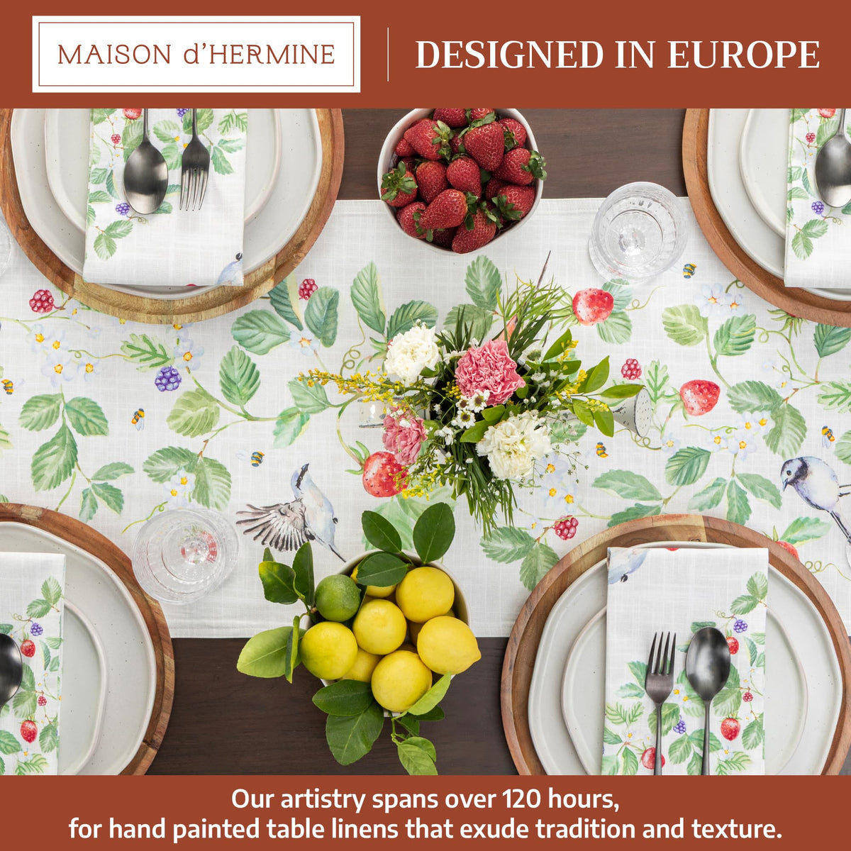Strawberry days Table Runners