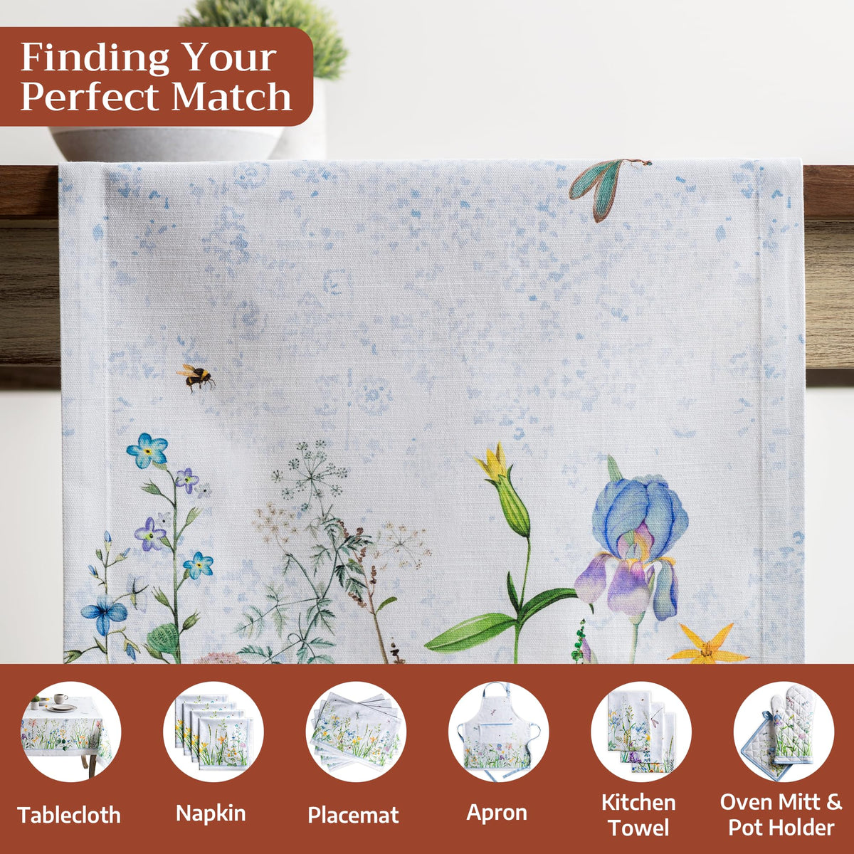 Fleurs De Mai Table Runners
