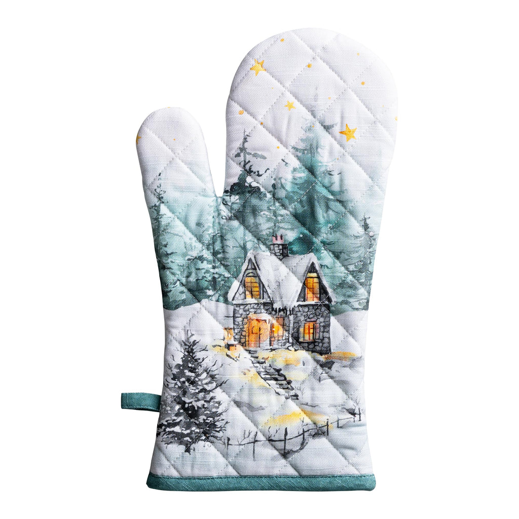 Neige de noel Oven Mitts