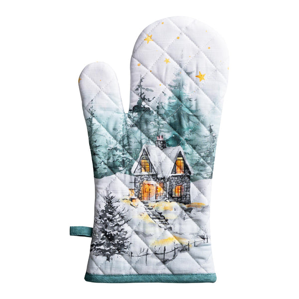 Neige de noel Oven Mitts