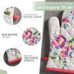 Rose Garden Oven Mitts